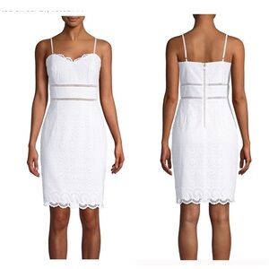 Lilly Pulitzer Jaida Sweetheart Eyelet Dress in White.